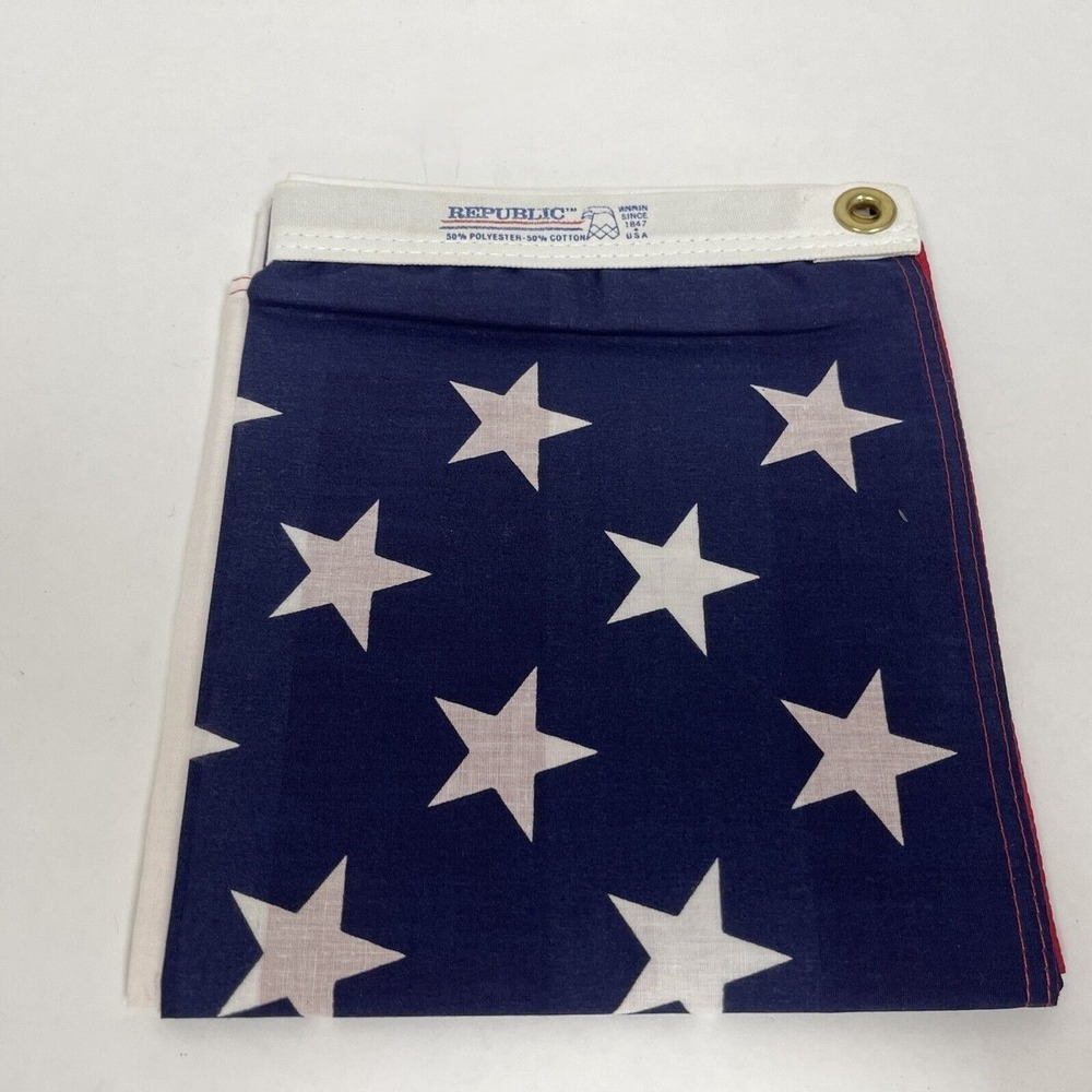 Republic‎ United States of America Flag 60 1/2" x 33 1/2" with Grommets